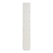 Scranton & Co Kunskap 5-Shelf Contemporary Bookcase in Cream Weave