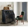 Scranton & Co Secretary Desk in Black Cherry Finish with Drop-Front Lid