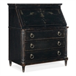 Scranton & Co Secretary Desk in Black Cherry Finish with Drop-Front Lid