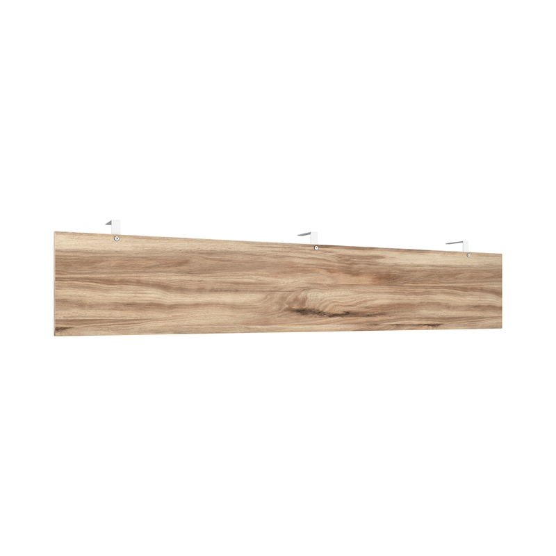 Scranton & Co Engineered Wood & Metal Desk Modesty Panel in Kiln Acacia