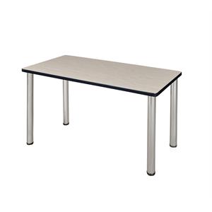 Scranton & Co 42&quot Training Room Table with Glides in Natural Maple