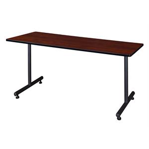 Scranton & Co 60&quot x 30&quot Training Room Table with Glides in Rich Cherry