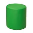 Scranton & Co Plush Round Ottoman in Soft Durable Envy Green Vinyl
