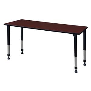 Scranton & Co 66&quot x 30&quot Height Adjustable Table in Classic Mahogany