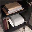 Scranton & Co Coastal Engineered Wood L-Desk in Raven Oak Finish