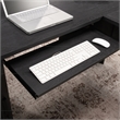 Scranton & Co Coastal Engineered Wood L-Desk in Raven Oak Finish