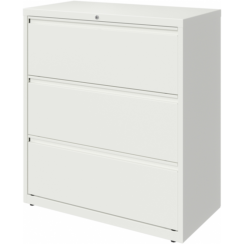 Scranton & Co 3-Drawer Metal Lateral File Cabinet Bundle in White