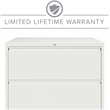 Scranton & Co 3-Drawer Metal Lateral File Cabinet Bundle in White