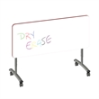 Scranton & Co Adjustable Dry Erase Flip Top Table with Markerboard White