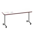 Scranton & Co Adjustable Dry Erase Flip Top Table with Markerboard White