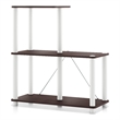 Scranton & Co 3-Cube Open Bookcase in Engineered Wood Espresso Finish
