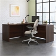 Scranton & Co 72x24 Desk with Return in Engineered Wood Noble Elm Brown