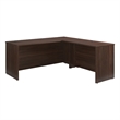 Scranton & Co 72x24 Desk with Return in Engineered Wood Noble Elm Brown
