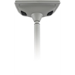 Scranton & Co Elate Perch Adjustable Polyurethane Stool in Gray