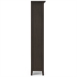 Scranton & Co 24 in Solid Wood 5-Shelf Bookcase in Hickory Brown