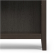 Scranton & Co 24 in Solid Wood 5-Shelf Bookcase in Hickory Brown