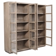 Scranton & Co Reclaimed Wood Bookcase in Light Ash Ivory with 8 Shelves