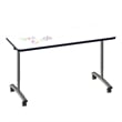 Scranton & Co Dry Erase Markerboard Table in White Laminate