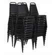 Scranton & Co Restaurant Stack Chair 40 Pack in Classic Black