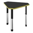 Scranton & Co Collaborative Desk with Black Thermal Fused Wood Laminate