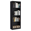 Scranton & Co Misani 4 Piece Living Room Set Black Engineered Wood