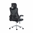 Scranton & Co Ergonomic Office Chair with Mesh Back in Black