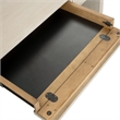 Scranton & Co Rubberwood Writing Desk with Drawers in Tawny Brown