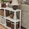 Scranton & Co 3-Tier Engineered Wood Open Bookcase in White