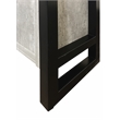 Scranton & Co Wood Laminate Bookcase with Doors in Concrete Gray