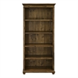 Scranton & Co Open Bookcase Wood Distressed Brown with Adjustable Shelves