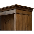 Scranton & Co Open Bookcase Wood Distressed Brown with Adjustable Shelves