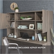 Scranton & Co 72x30 Desk with Hutch Set in Hudson Elm