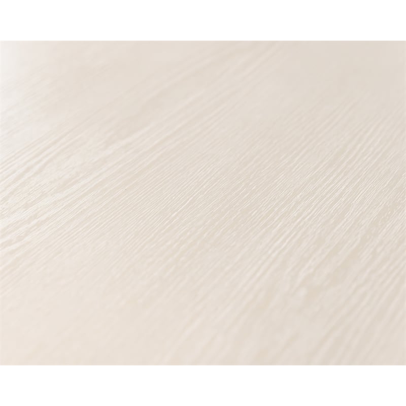 Scranton & Co Modern Wood Office Desk with Storage in Ash White Finish