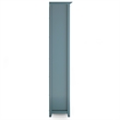 Scranton & Co 30 in Wide Solid Wood 5 Shelf Bookcase in French Blue