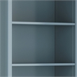 Scranton & Co 30 in Wide Solid Wood 5 Shelf Bookcase in French Blue