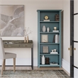 Scranton & Co 30 in Wide Solid Wood 5 Shelf Bookcase in French Blue