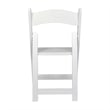 Scranton & Co Solid Beechwood Folding Dining Chair in White Finish