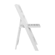 Scranton & Co Solid Beechwood Folding Dining Chair in White Finish