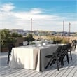 Scranton & Co Set of 2 Cane Rattan Folding Chairs in Black Finish