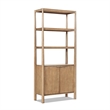 Scranton & Co Reclaimed Wood Bookcase with Cabinet Antique Natural