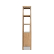 Scranton & Co Reclaimed Wood Bookcase with Cabinet Antique Natural