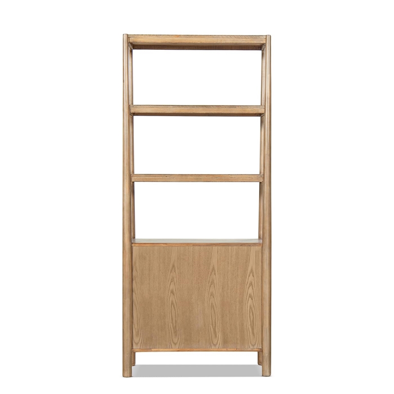 Scranton & Co Reclaimed Wood Bookcase with Cabinet Antique Natural