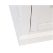 Scranton & Co Modern Drop-Lid Secretary Desk Wood White Finish