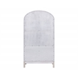 Scranton & Co White Wood Arched Display Cabinet with Adjustable Shelves
