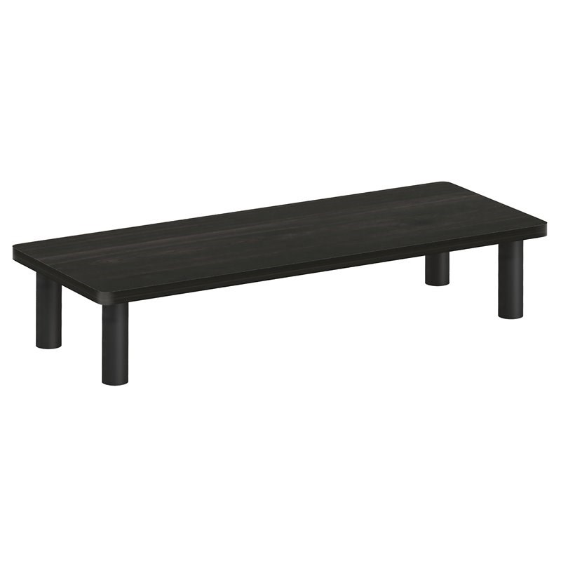 Scranton & Co Engineered Wood Monitor Riser Stand in Espresso/Black
