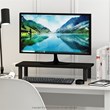 Scranton & Co Engineered Wood Monitor Riser Stand in Espresso/Black