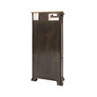 Scranton & Co Executive Open Wood Bookcase in Brown Distressed Finish