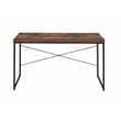 Scranton & Co Rectangular Wood Top Home Office Desk in Weathered Oak