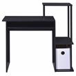 Scranton & Co Rectangle Top Computer Desk with Black Wood Finish