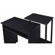 Scranton & Co Rectangle Top Computer Desk with Black Wood Finish